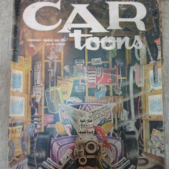 Four vintage Car'toons Comic Books Car Enthusiast Memorabilia - Picture 4 of 7